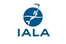 the iala membership logo in blue