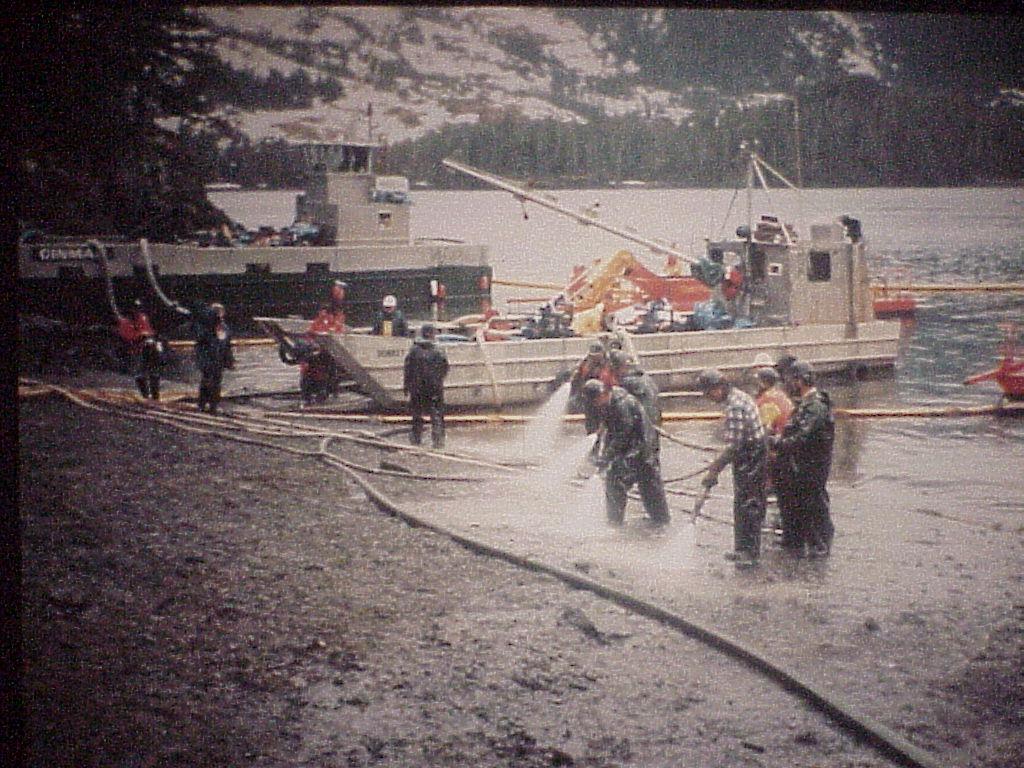 High pressure water at Valdez