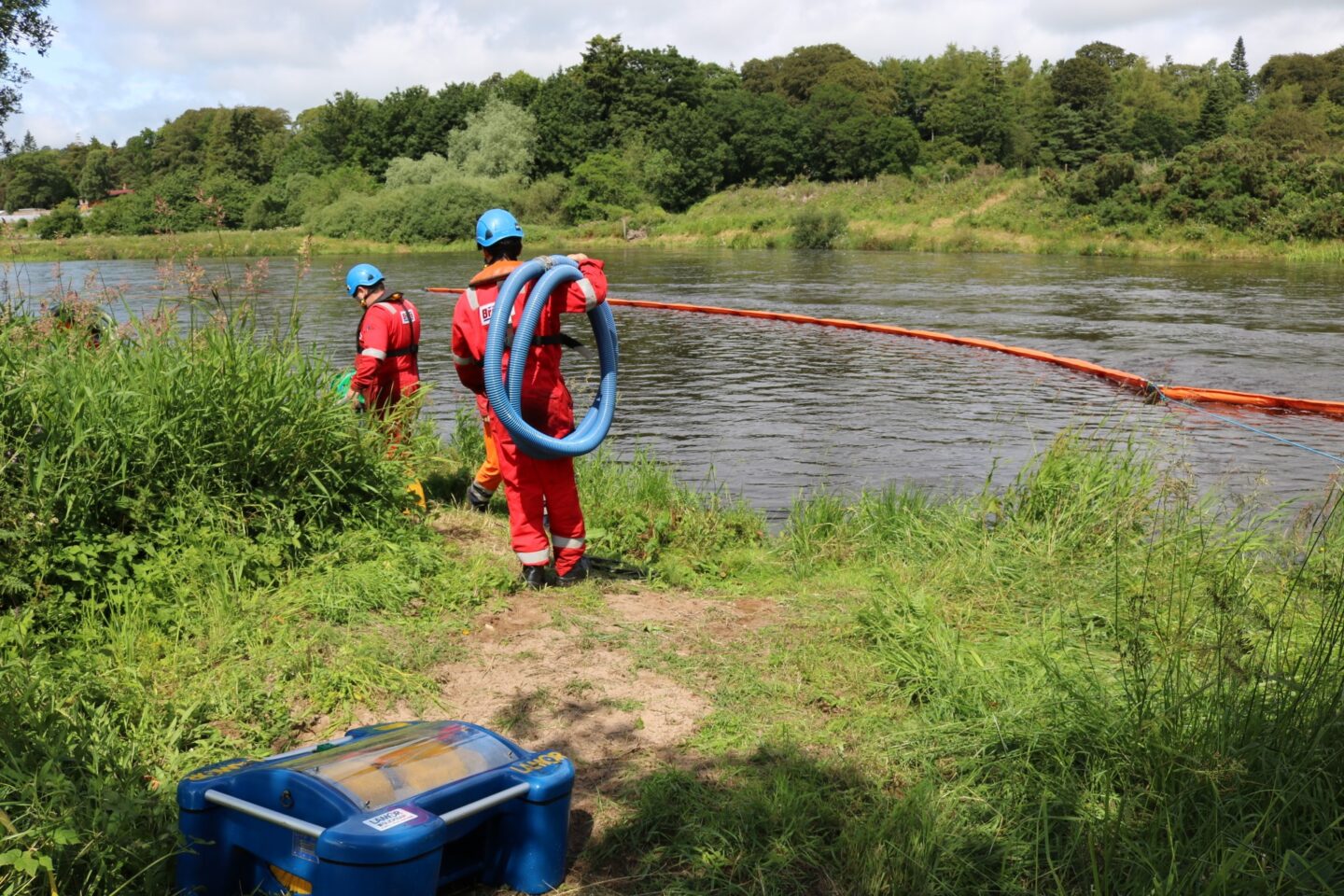 Briggs Environmental Services Carry Out an Oil Spill Response Exercise