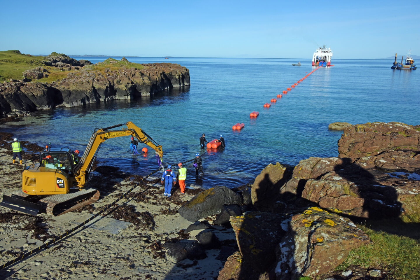 Briggs Marine subsea cable installation work for SSEN Distribution