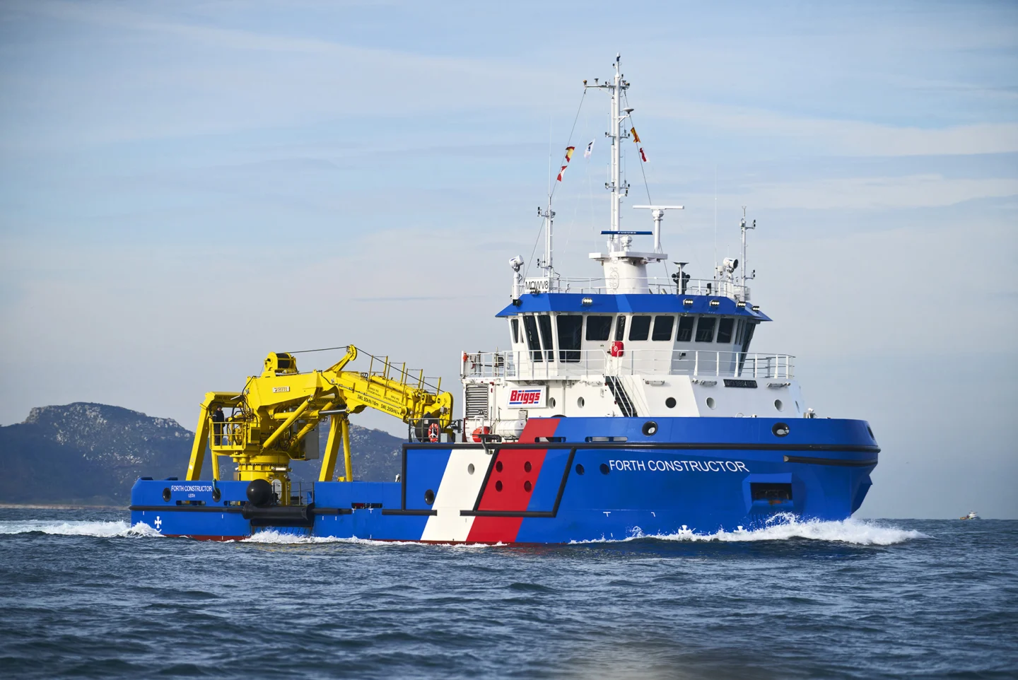 Briggs Marine take delivery of Forth Constructor vessel